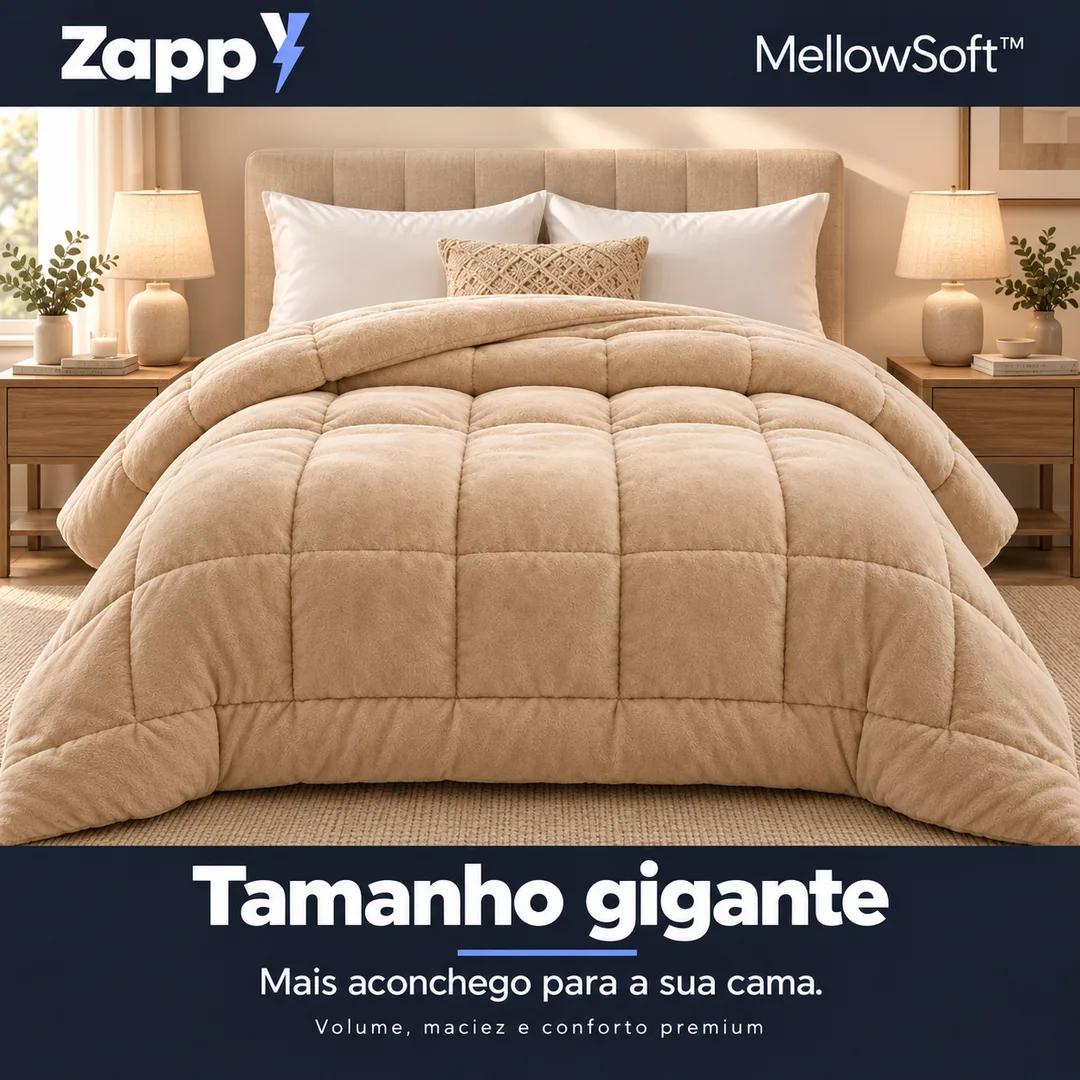 MellowSoft Edredom Premium Algodão Turco, foto 4